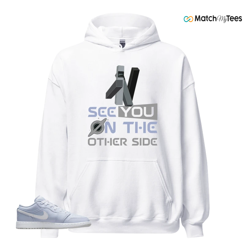 NIKE AIR JORDAN 1 LOW COBALT BLISS SNEAKER Matching Tees hoodie