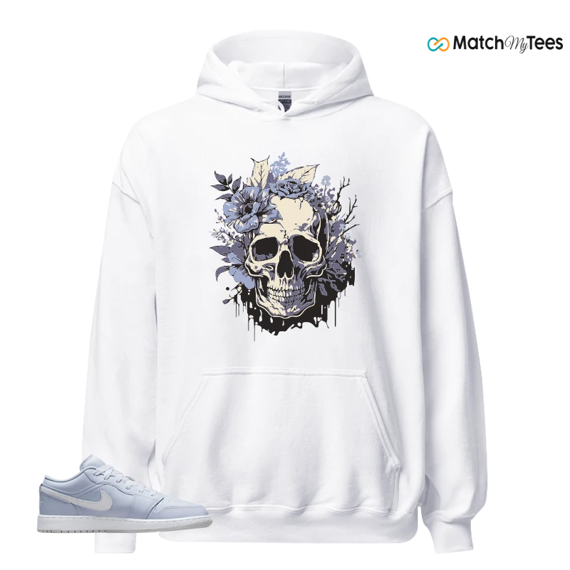 NIKE AIR JORDAN 1 LOW COBALT BLISS SNEAKER Matching Tees hoodie