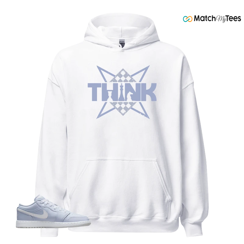 NIKE AIR JORDAN 1 LOW COBALT BLISS SNEAKER Matching Tees Hoodie for Men