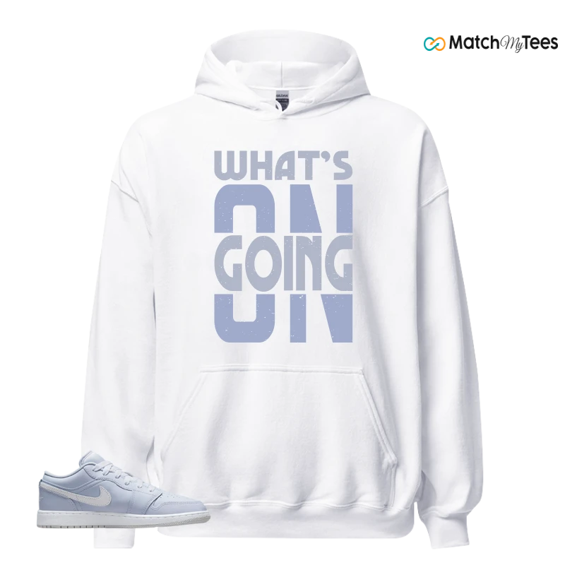 NIKE AIR JORDAN 1 LOW COBALT BLISS SNEAKER Matching Tees hoodie