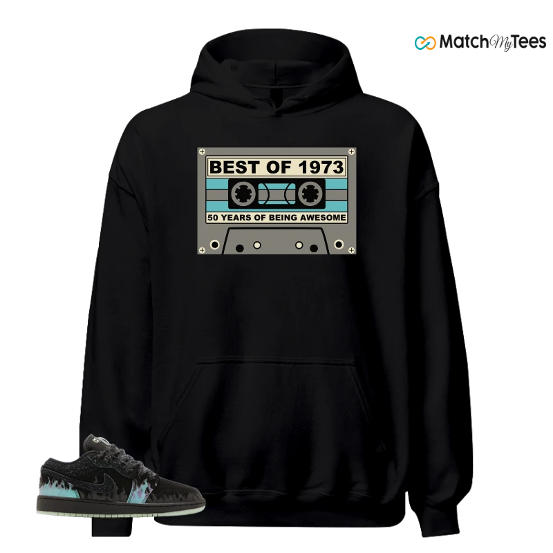 NIKE AIR JORDAN 1 LOW HALLOWEEN BLACK CAT SNEAKER Matching Tees hoodie