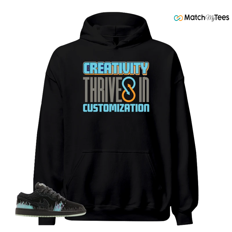 NIKE AIR JORDAN 1 LOW HALLOWEEN BLACK CAT SNEAKER Matching Tees hoodie