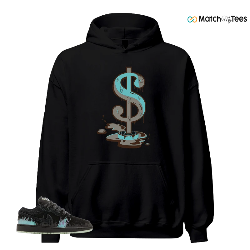 NIKE AIR JORDAN 1 LOW HALLOWEEN BLACK CAT SNEAKER Matching Tees Hoodie for Men