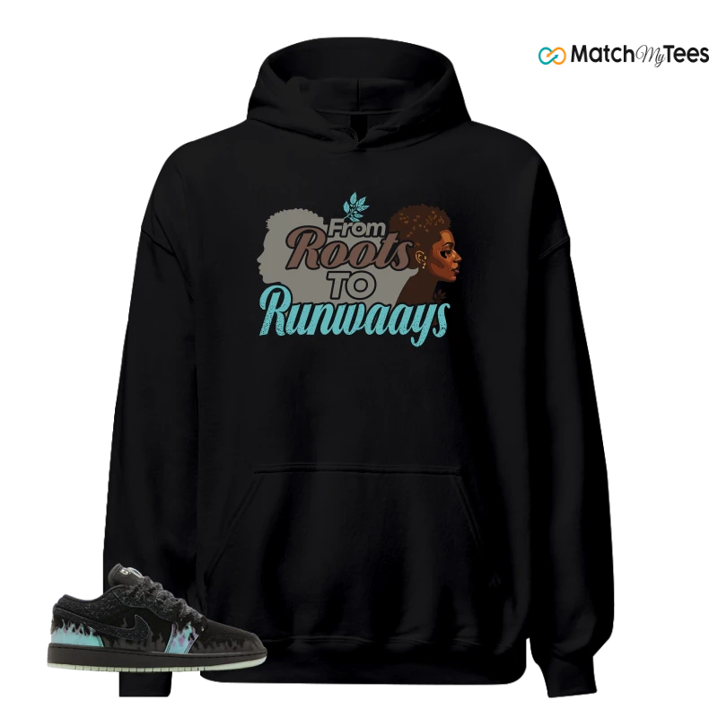 NIKE AIR JORDAN 1 LOW HALLOWEEN BLACK CAT SNEAKER Matching Tees hoodie