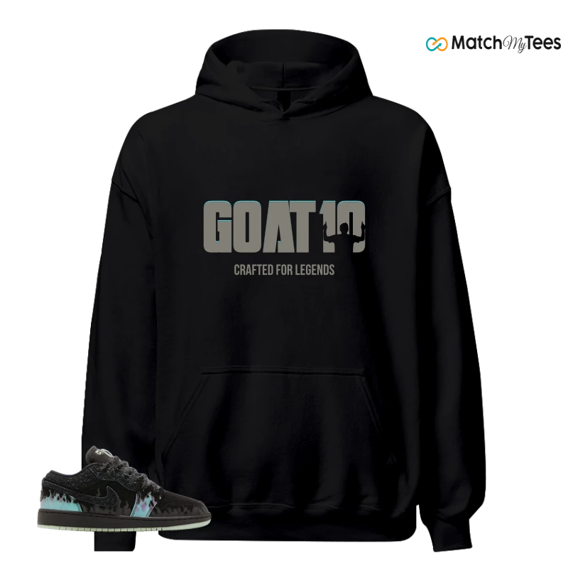 NIKE AIR JORDAN 1 LOW HALLOWEEN BLACK CAT SNEAKER Matching Tees hoodie