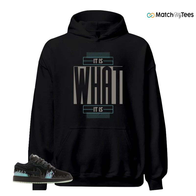 NIKE AIR JORDAN 1 LOW HALLOWEEN BLACK CAT SNEAKER Matching Tees hoodie