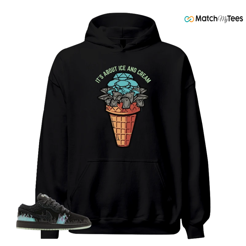 NIKE AIR JORDAN 1 LOW HALLOWEEN BLACK CAT SNEAKER Matching Tees hoodie