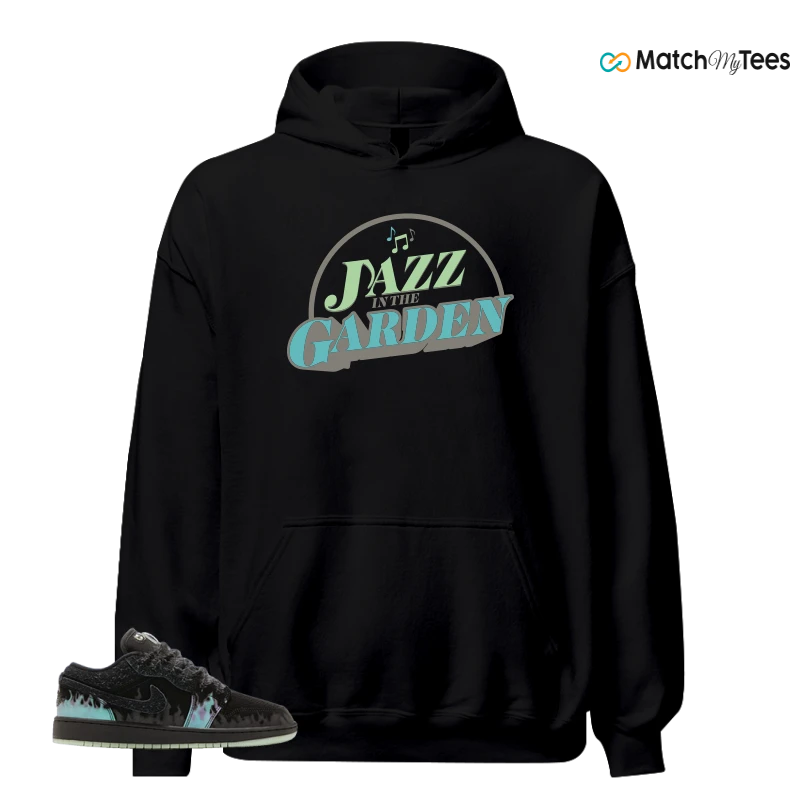 NIKE AIR JORDAN 1 LOW HALLOWEEN BLACK CAT SNEAKER Matching Tees hoodie