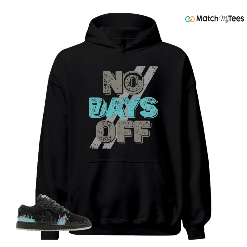 NIKE AIR JORDAN 1 LOW HALLOWEEN BLACK CAT SNEAKER Matching Tees hoodie