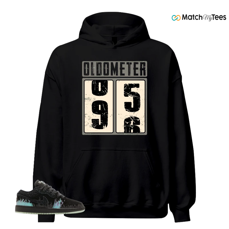 NIKE AIR JORDAN 1 LOW HALLOWEEN BLACK CAT SNEAKER Matching Tees Hoodie for Men