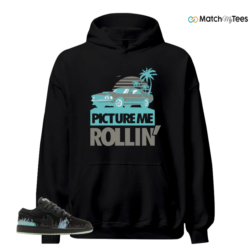 NIKE AIR JORDAN 1 LOW HALLOWEEN BLACK CAT SNEAKER Matching Tees hoodie
