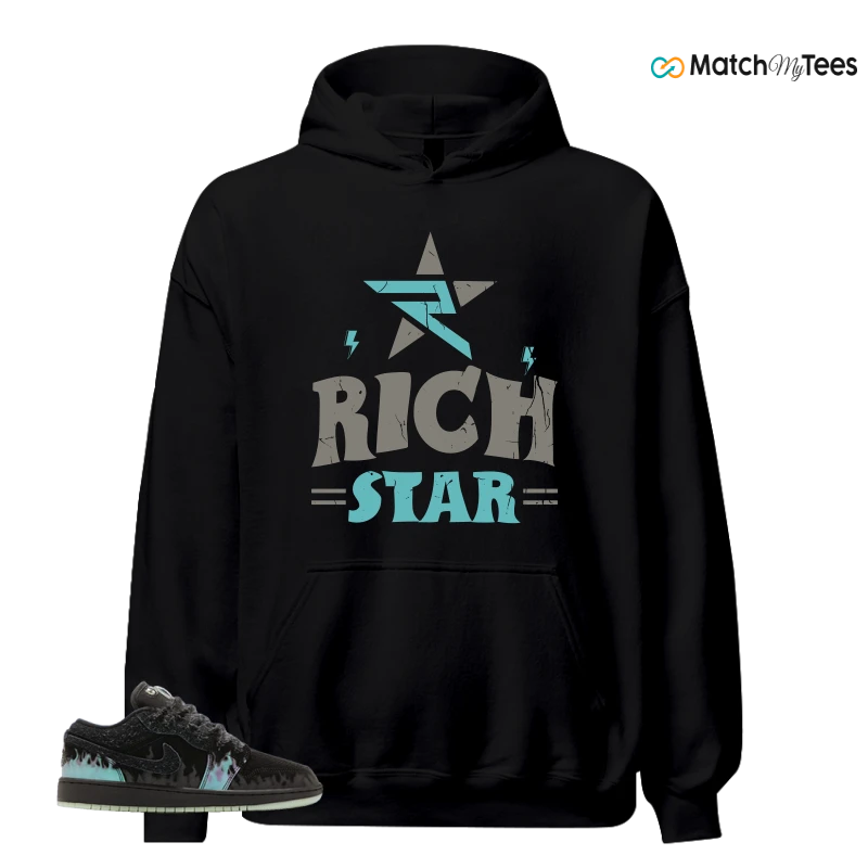 NIKE AIR JORDAN 1 LOW HALLOWEEN BLACK CAT SNEAKER Matching Tees hoodie