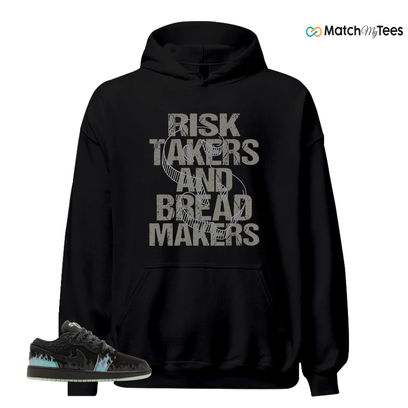 NIKE AIR JORDAN 1 LOW HALLOWEEN BLACK CAT SNEAKER Matching Tees hoodie