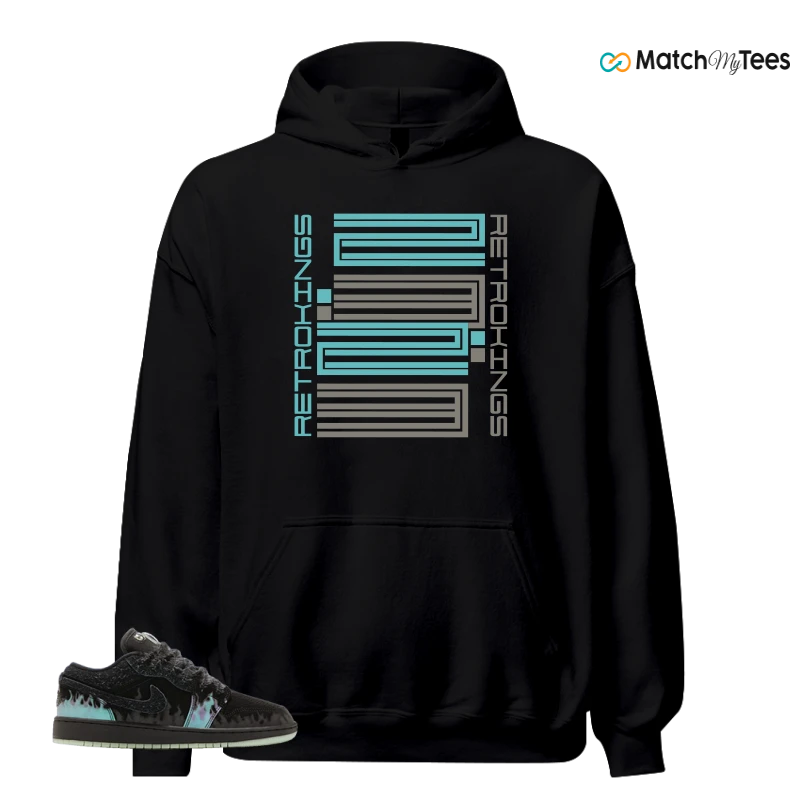 NIKE AIR JORDAN 1 LOW HALLOWEEN BLACK CAT SNEAKER Matching Tees hoodie