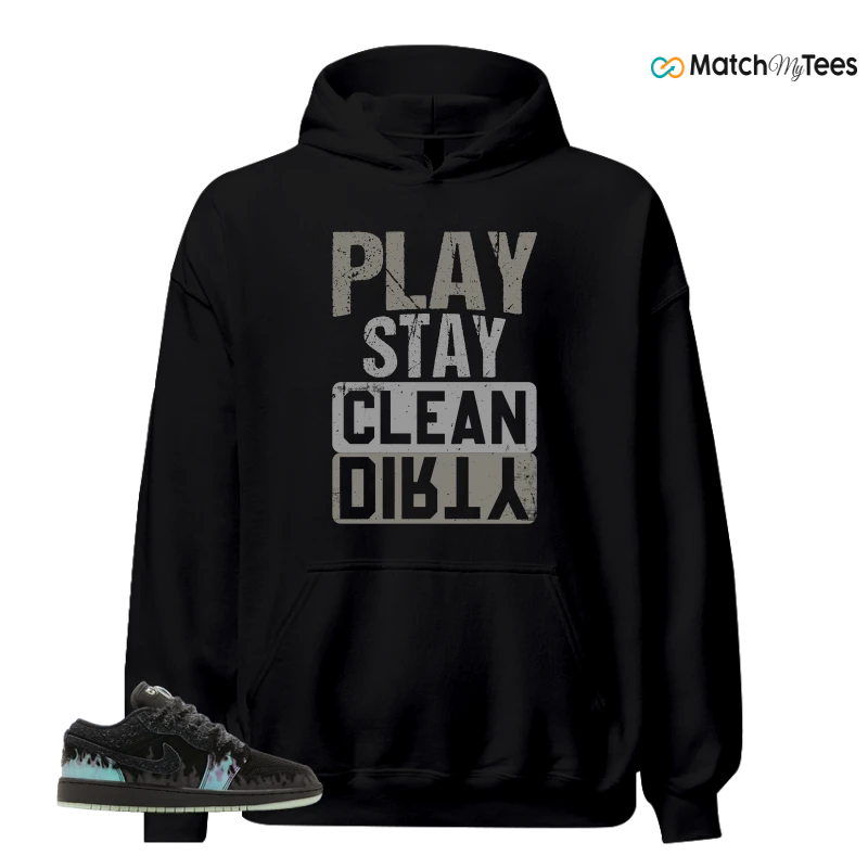 NIKE AIR JORDAN 1 LOW HALLOWEEN BLACK CAT SNEAKER Matching Tees hoodie