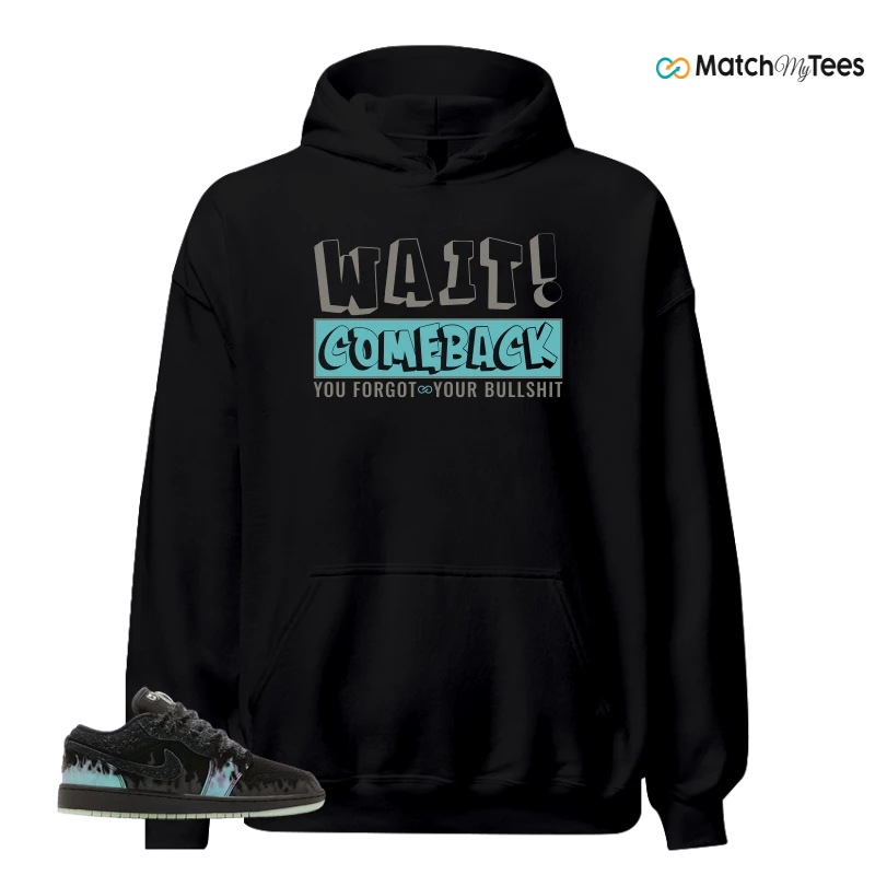 NIKE AIR JORDAN 1 LOW HALLOWEEN BLACK CAT SNEAKER Matching Tees Hoodie for Men
