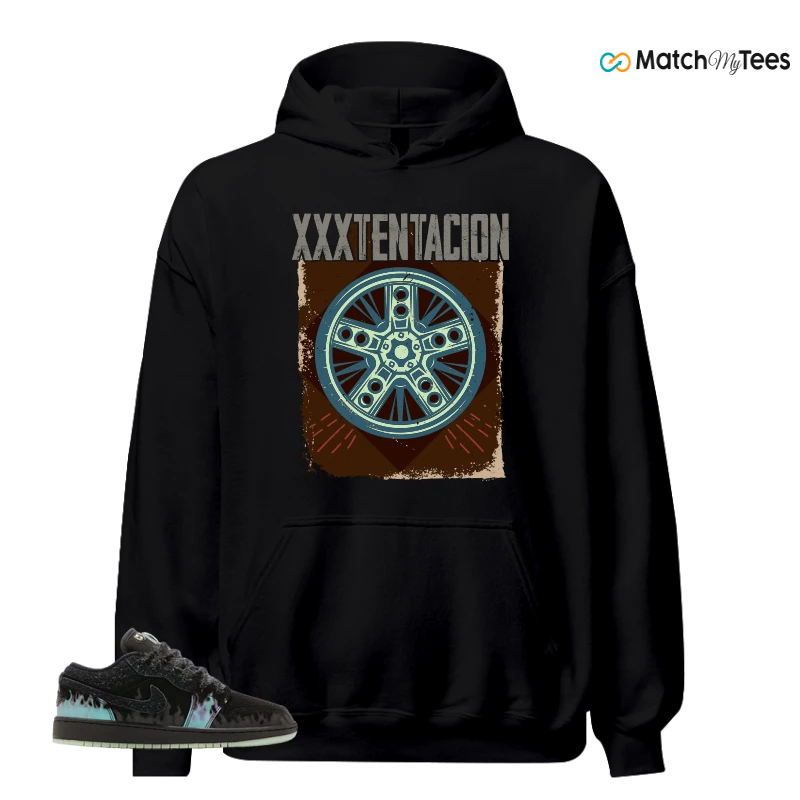 NIKE AIR JORDAN 1 LOW HALLOWEEN BLACK CAT SNEAKER Matching Tees hoodie