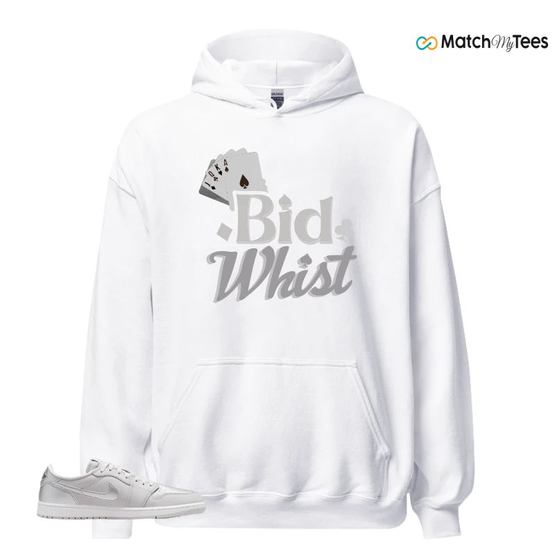 NIKE AIR JORDAN 1 LOW OG METALLIC SILVER SNEAKER Matching Tees hoodie