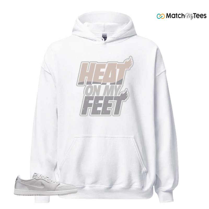NIKE AIR JORDAN 1 LOW OG METALLIC SILVER SNEAKER Matching Tees hoodie