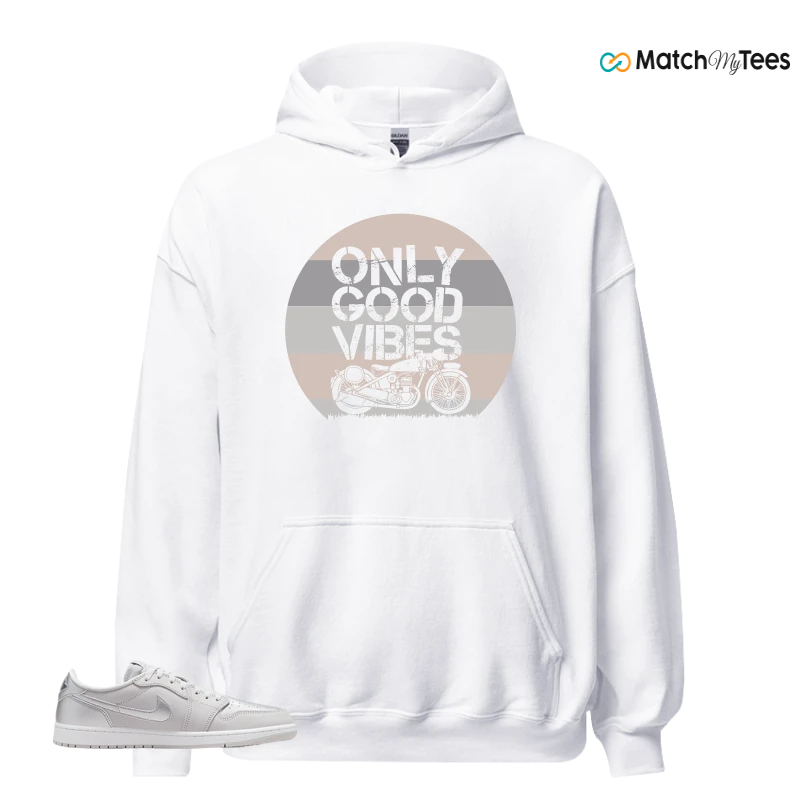 NIKE AIR JORDAN 1 LOW OG METALLIC SILVER SNEAKER Matching Tees hoodie