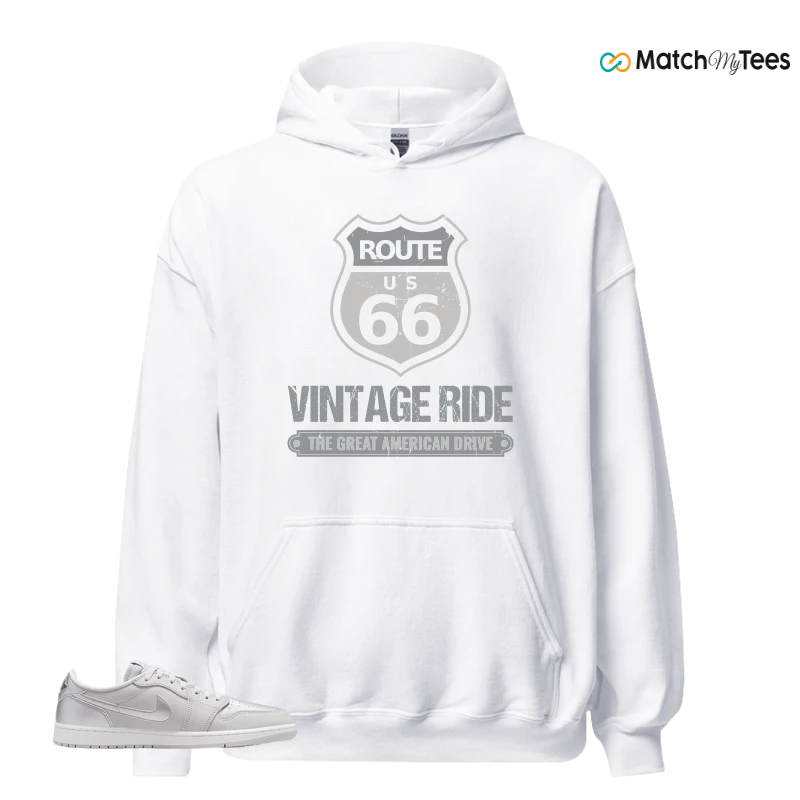 NIKE AIR JORDAN 1 LOW OG METALLIC SILVER SNEAKER Matching Tees hoodie