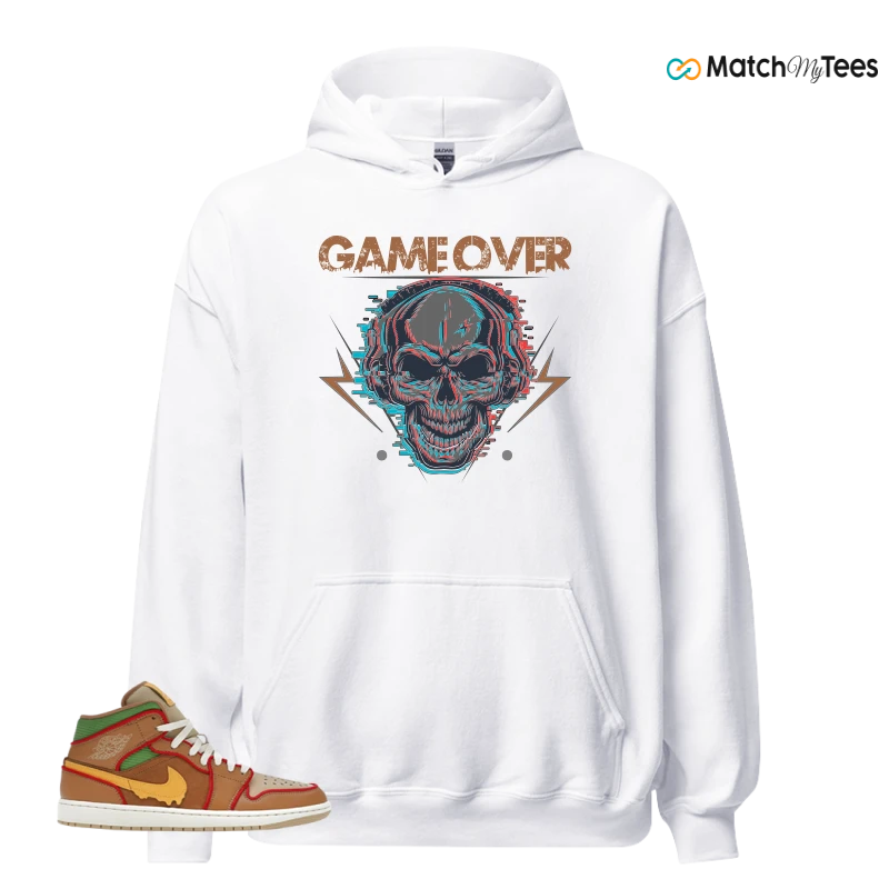 NIKE AIR JORDAN 1 MID SE CHEESEBURGER SNEAKER Matching Tees hoodie