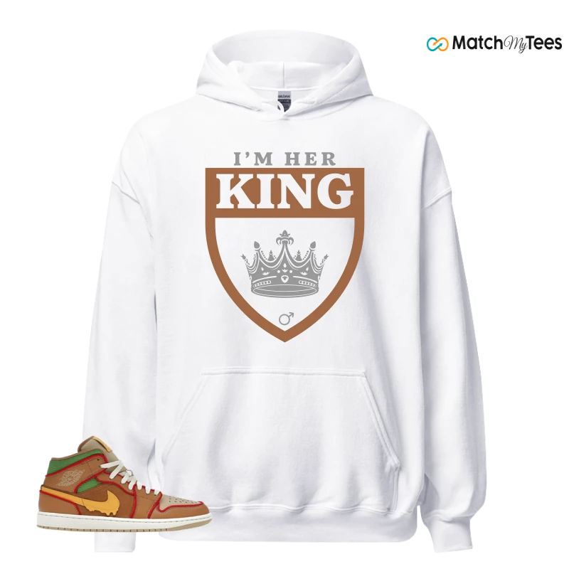 NIKE AIR JORDAN 1 MID SE CHEESEBURGER SNEAKER Matching Tees hoodie