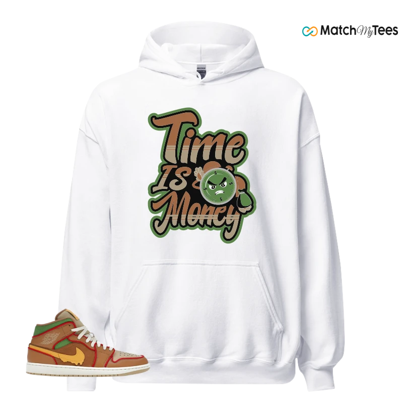 NIKE AIR JORDAN 1 MID SE CHEESEBURGER SNEAKER Matching Tees hoodie