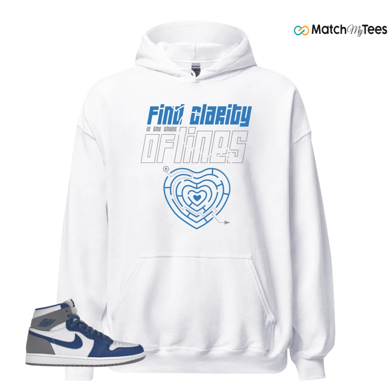 NIKE AIR JORDAN 1 RETRO HIGH OG TRUE BLUE SNEAKER Matching Tees hoodie