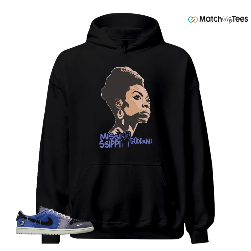 NIKE AIR JORDAN 1 RETRO LOW OG X ZION WILLIAMSON VOODOO ALTERNATE SNEAKER Matching Tees hoodie