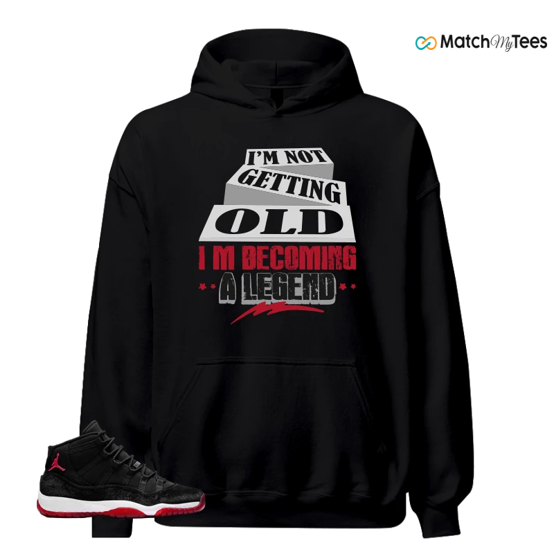 NIKE AIR JORDAN 11 BRED VELVET WMNS SNEAKER Matching Tees hoodie