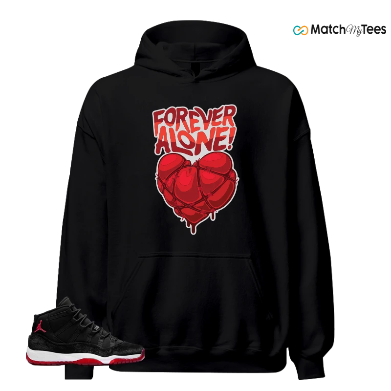 NIKE AIR JORDAN 11 BRED VELVET WMNS SNEAKER Matching Tees hoodie