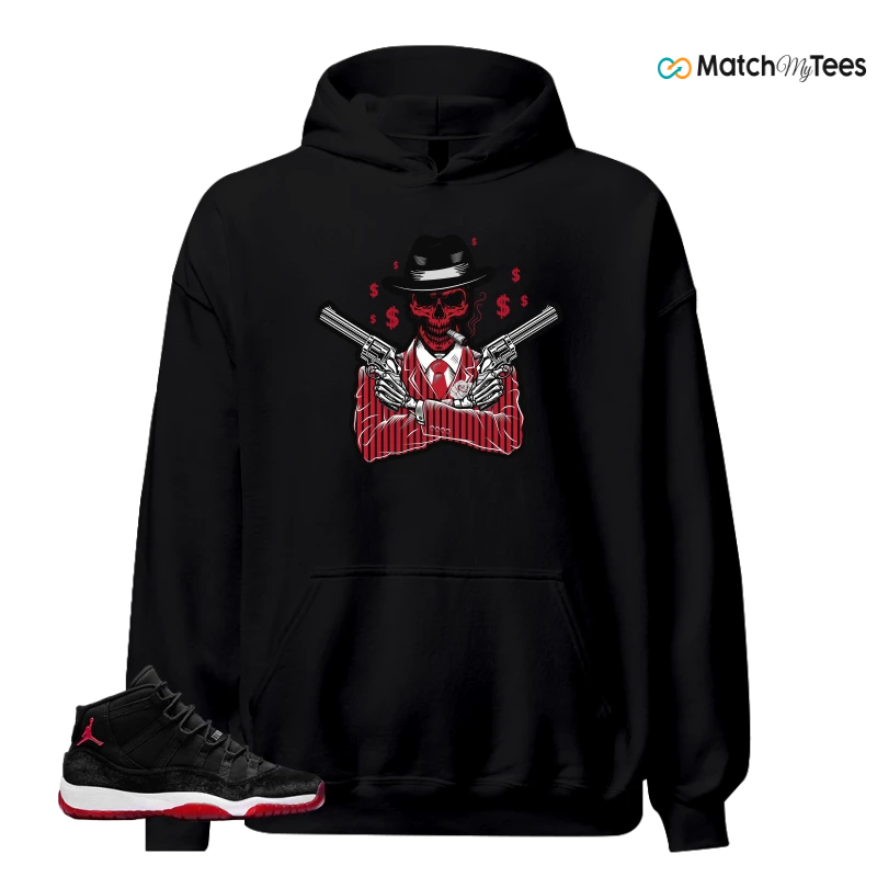 NIKE AIR JORDAN 11 BRED VELVET WMNS SNEAKER Matching Tees hoodie