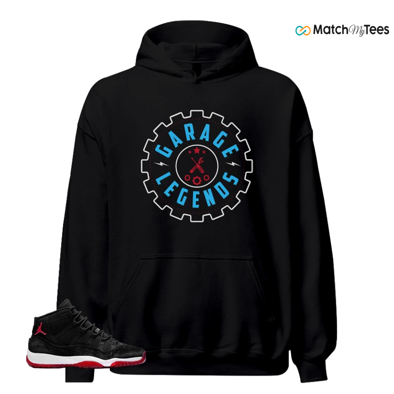 NIKE AIR JORDAN 11 BRED VELVET WMNS SNEAKER Matching Tees hoodie