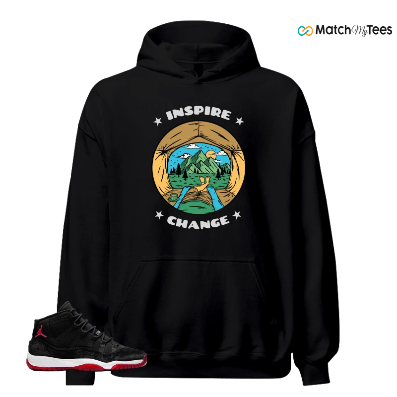 NIKE AIR JORDAN 11 BRED VELVET WMNS SNEAKER Matching Tees hoodie