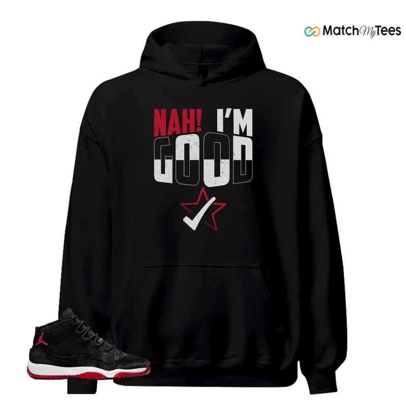 NIKE AIR JORDAN 11 BRED VELVET WMNS SNEAKER Matching Tees hoodie