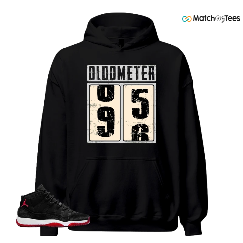 NIKE AIR JORDAN 11 BRED VELVET WMNS SNEAKER Matching Tees hoodie