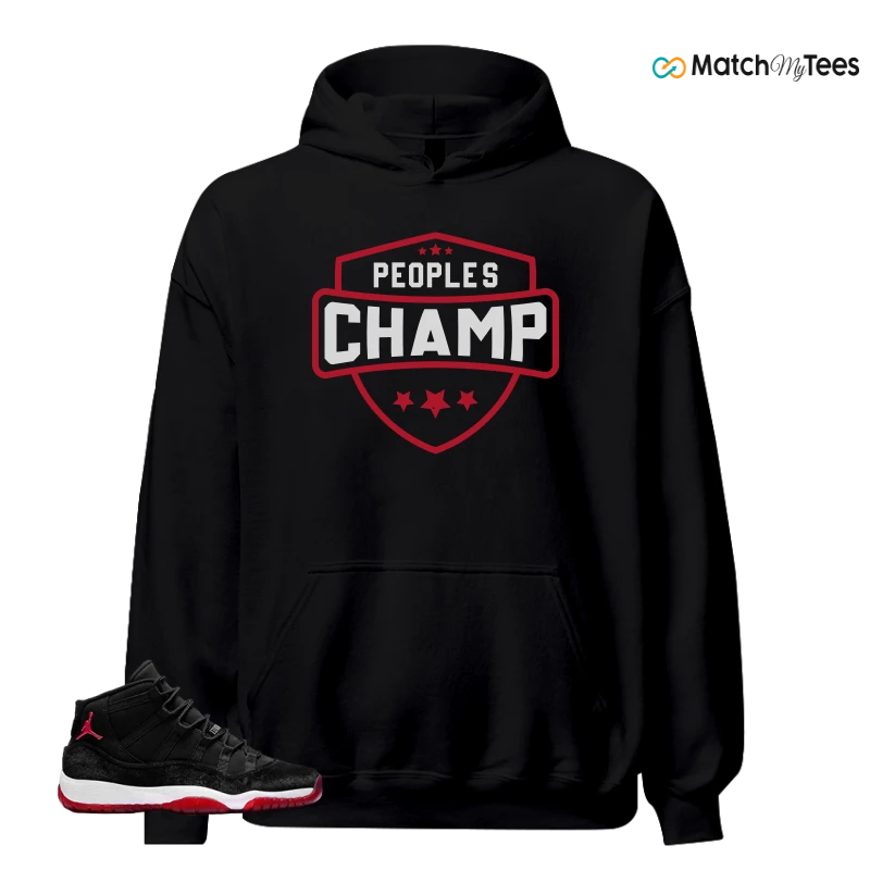 NIKE AIR JORDAN 11 BRED VELVET WMNS SNEAKER Matching Tees hoodie