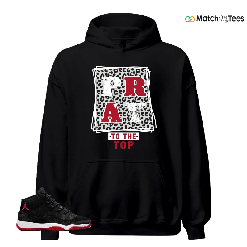 NIKE AIR JORDAN 11 BRED VELVET WMNS SNEAKER Matching Tees hoodie