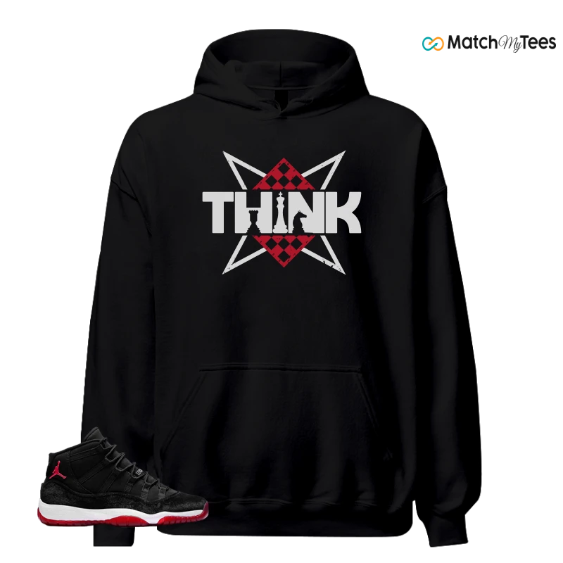 NIKE AIR JORDAN 11 BRED VELVET WMNS SNEAKER Matching Tees Hoodie for Men