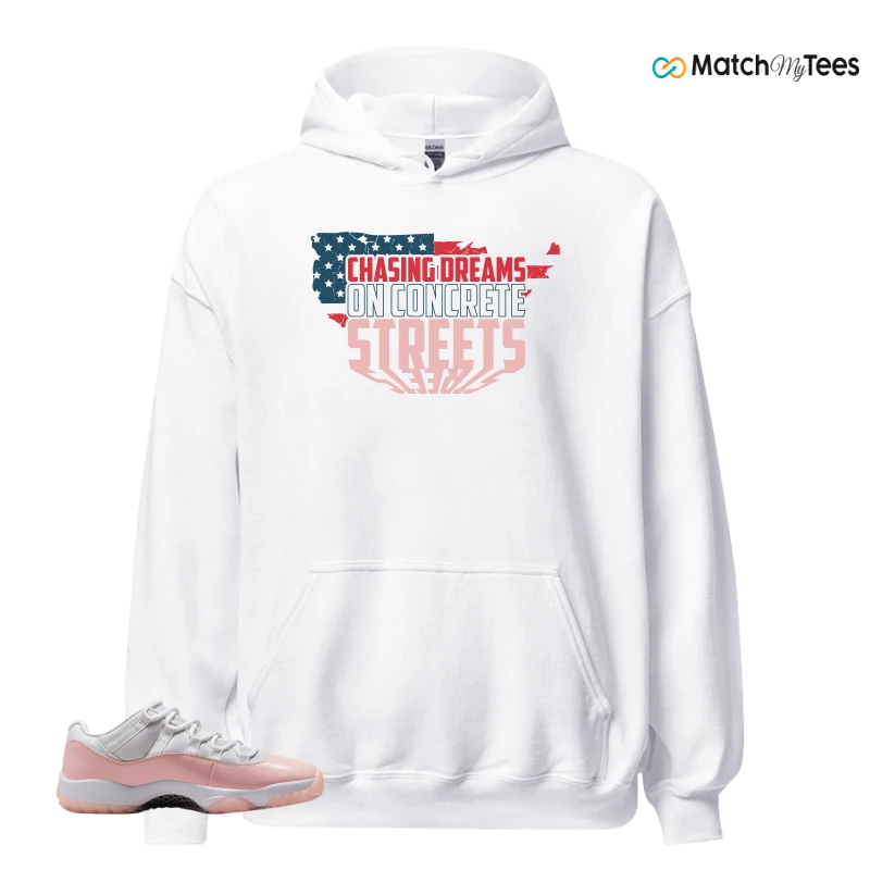 NIKE AIR JORDAN 11 LOW LEGEND PINK WMNS SNEAKER Matching Tees hoodie
