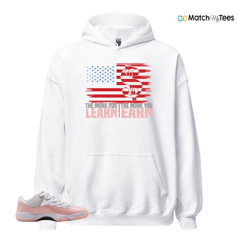 NIKE AIR JORDAN 11 LOW LEGEND PINK WMNS SNEAKER Matching Tees hoodie