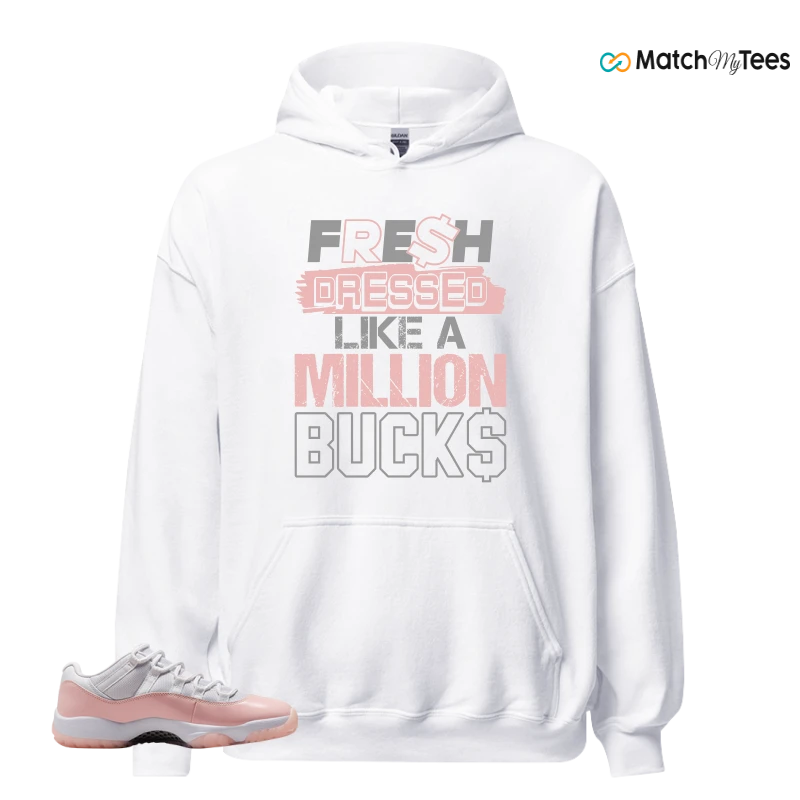 NIKE AIR JORDAN 11 LOW LEGEND PINK WMNS SNEAKER Matching Tees hoodie