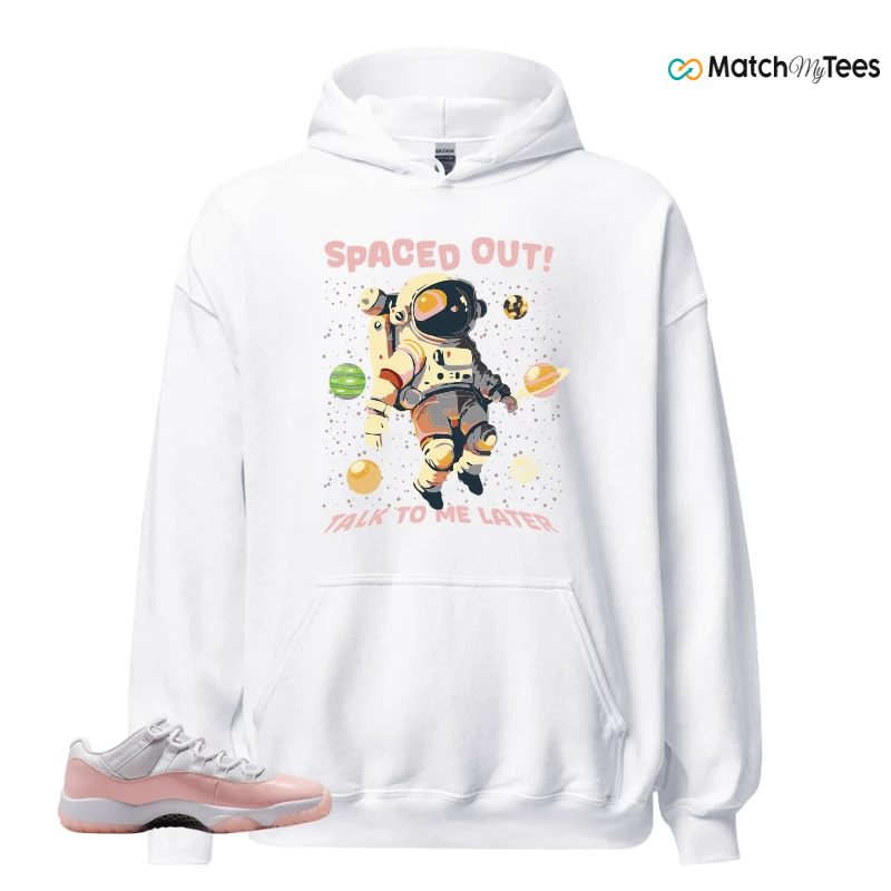NIKE AIR JORDAN 11 LOW LEGEND PINK WMNS SNEAKER Matching Tees Hoodie for Men
