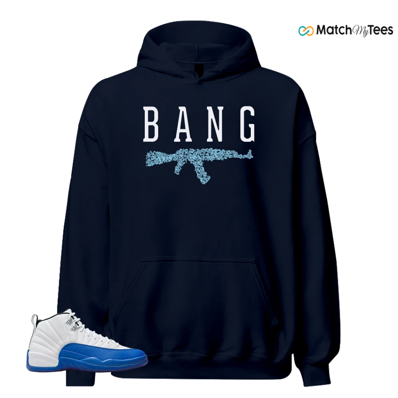 NIKE AIR JORDAN 12 BLUEBERRY SNEAKER Matching Tees hoodie