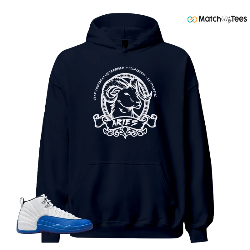 NIKE AIR JORDAN 12 BLUEBERRY SNEAKER Matching Tees hoodie