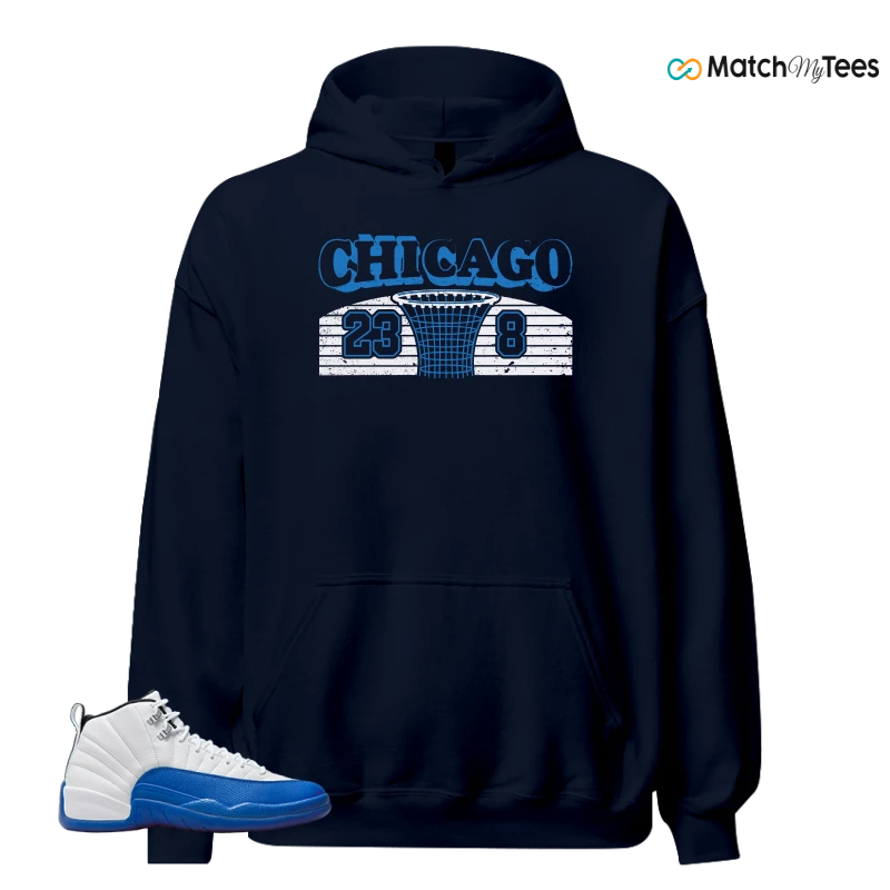 NIKE AIR JORDAN 12 BLUEBERRY SNEAKER Matching Tees hoodie