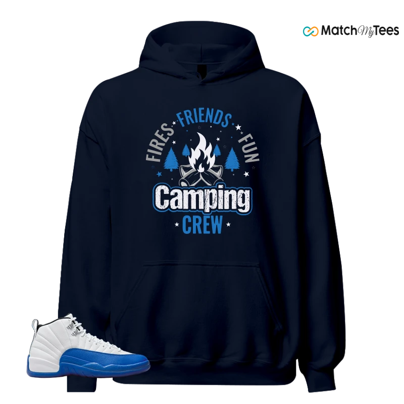 NIKE AIR JORDAN 12 BLUEBERRY SNEAKER Matching Tees hoodie