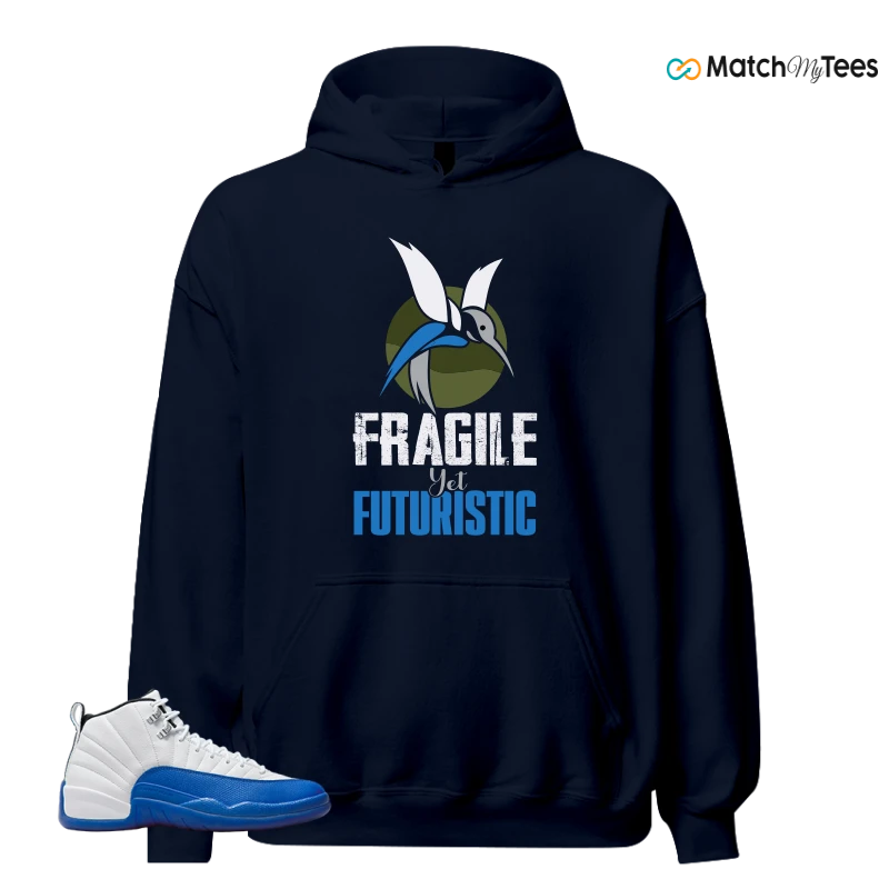 NIKE AIR JORDAN 12 BLUEBERRY SNEAKER Matching Tees hoodie