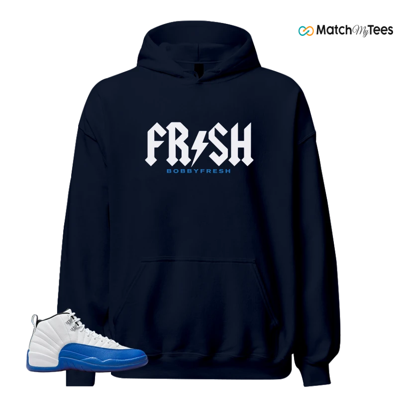 NIKE AIR JORDAN 12 BLUEBERRY SNEAKER Matching Tees hoodie